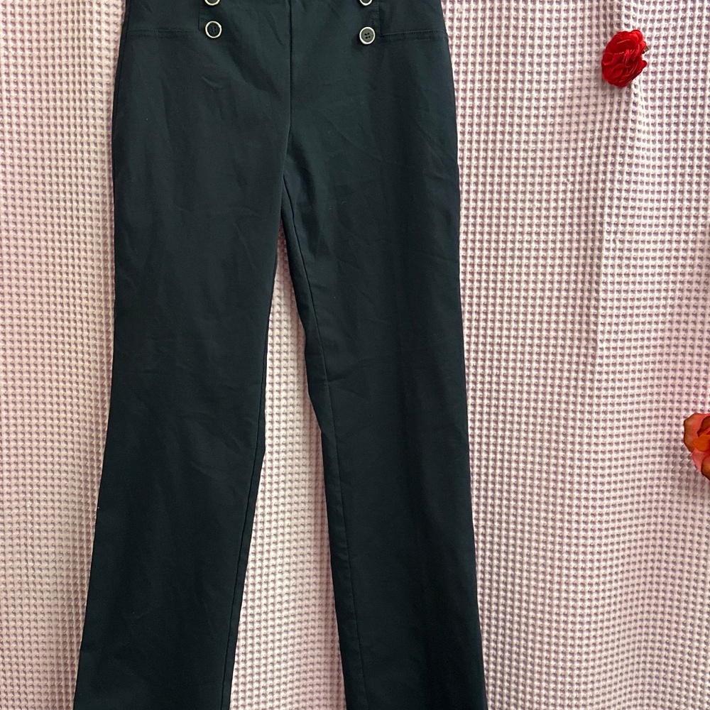 Dress Casual Stretch Knit Button Pants